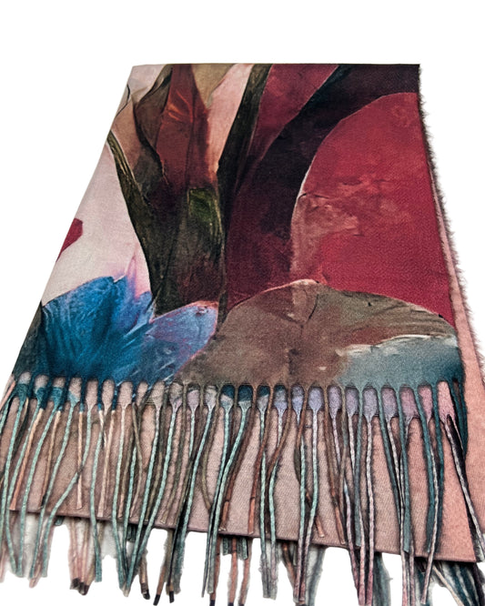 Šalikas Aguonos raudonas