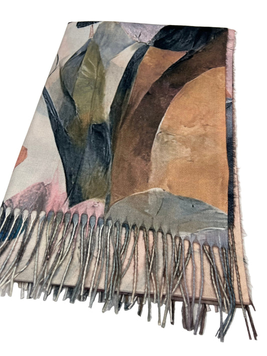 Šalikas Aguonos švelniai rožinis