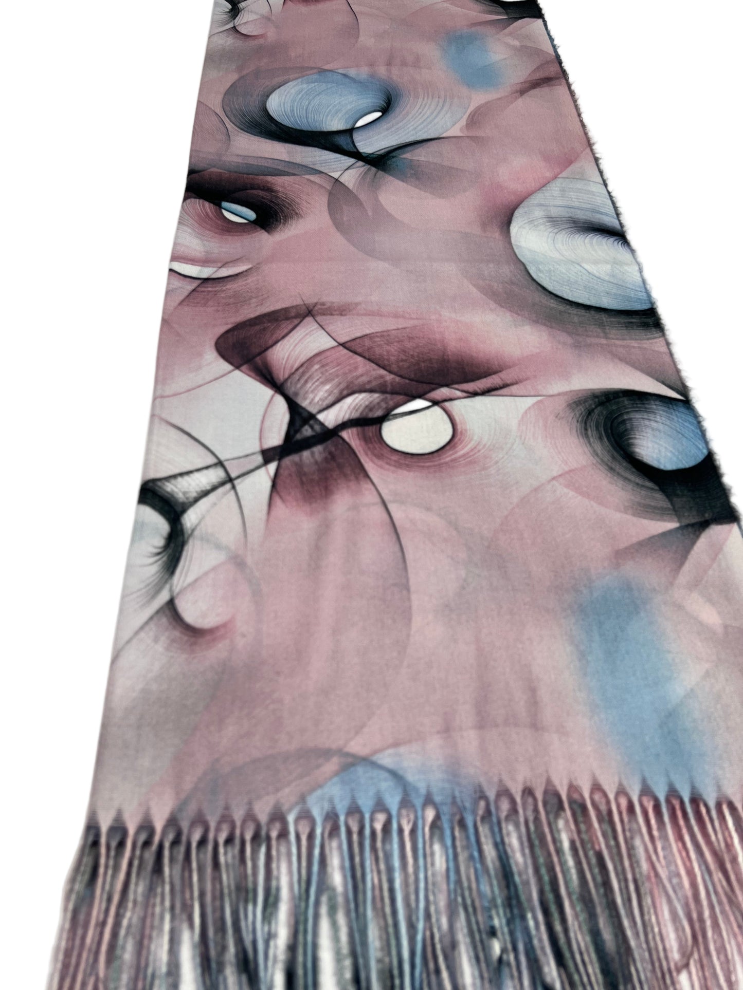 Šalikas Abstrakti Svaja švelniai rožinis