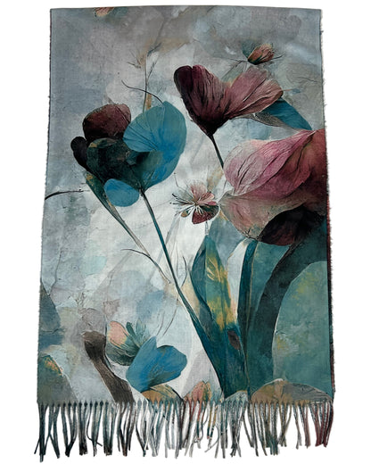 Šalikas Aguonos melsvas