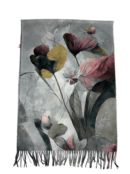 Šalikas Aguonos pilkas