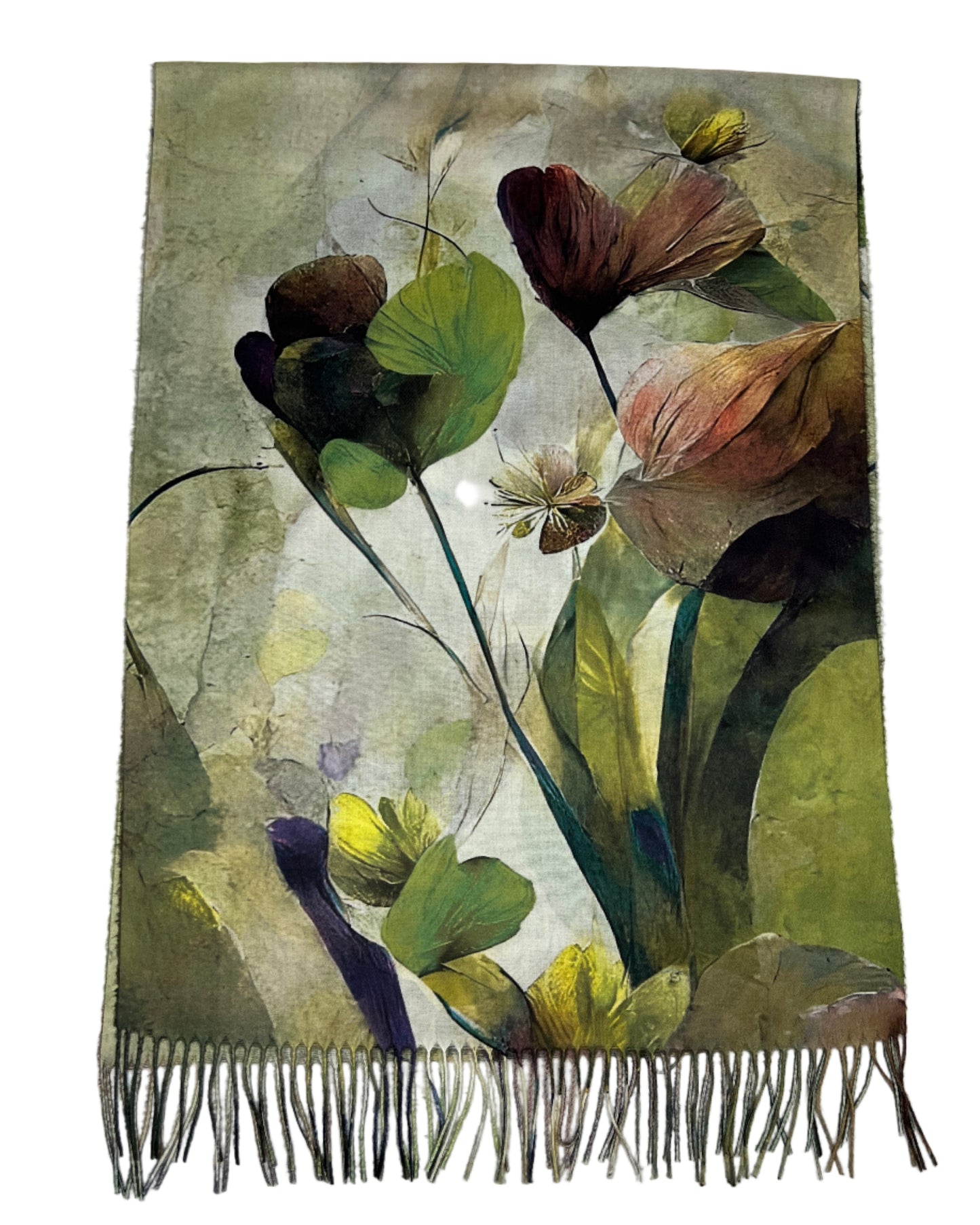 Šalikas Aguonos žalias