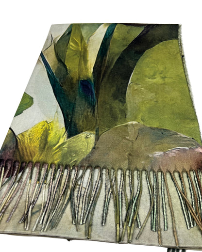 Šalikas Aguonos žalias