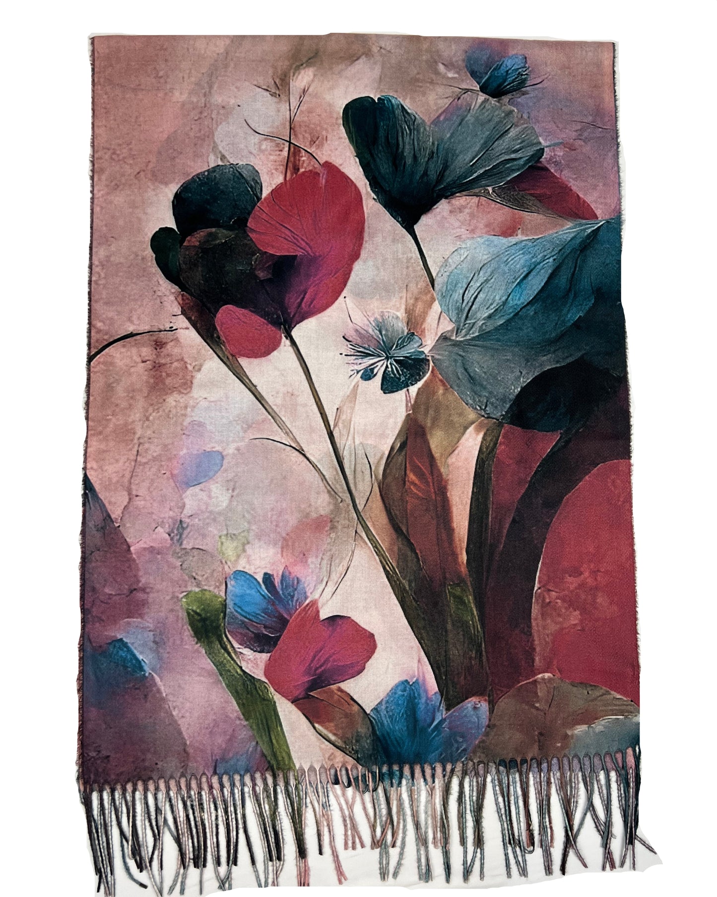 Šalikas Aguonos raudonas