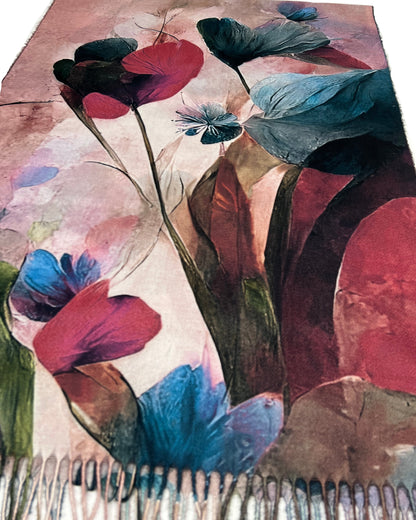 Šalikas Aguonos raudonas