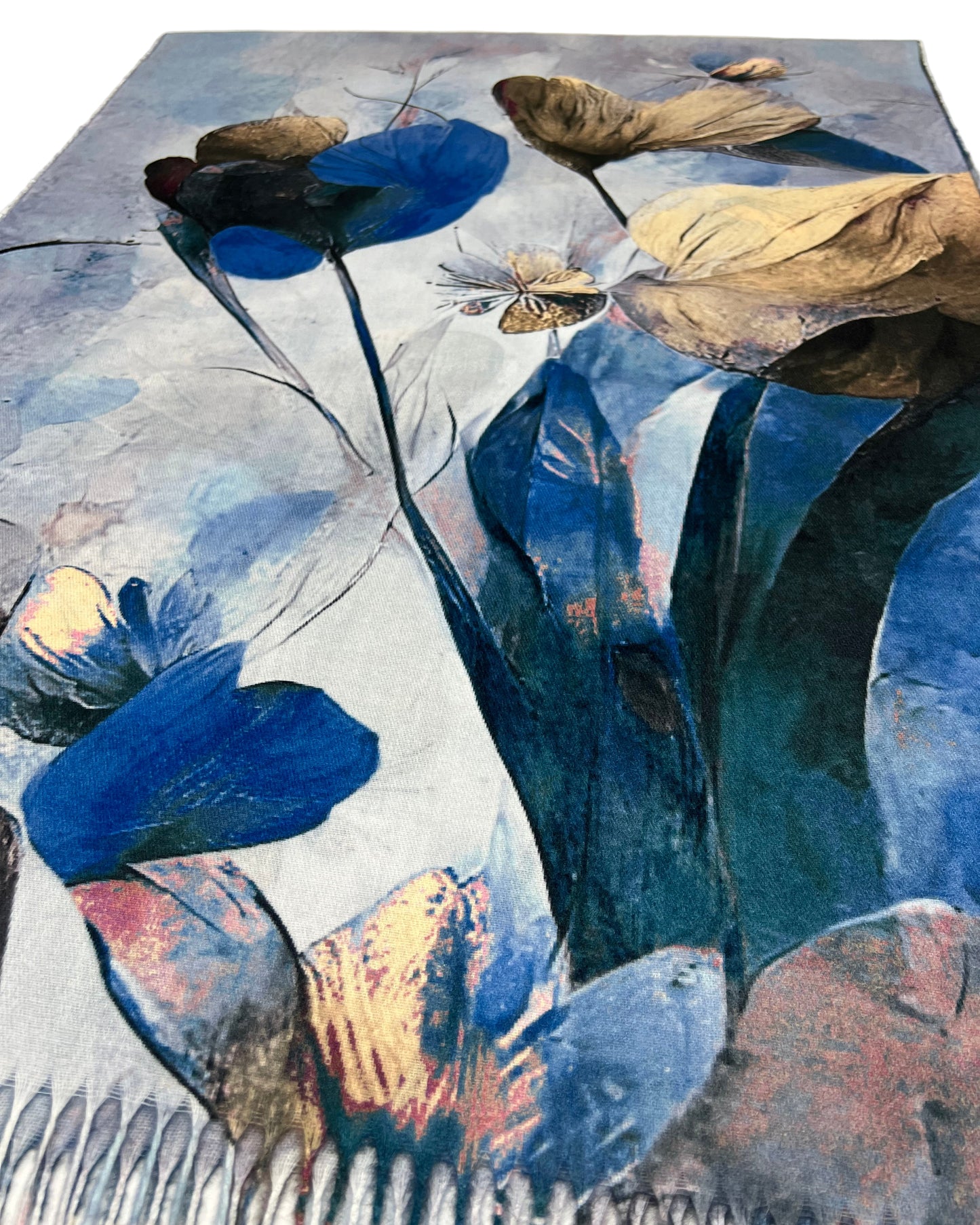 Šalikas Aguonos mėlynas