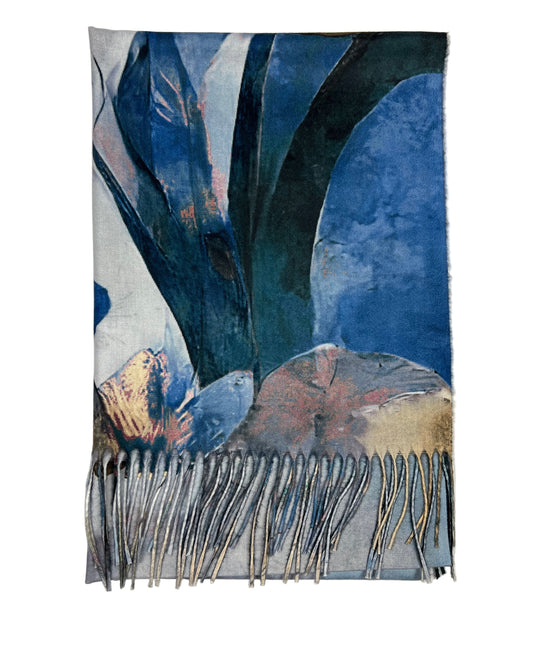 Šalikas Aguonos mėlynas