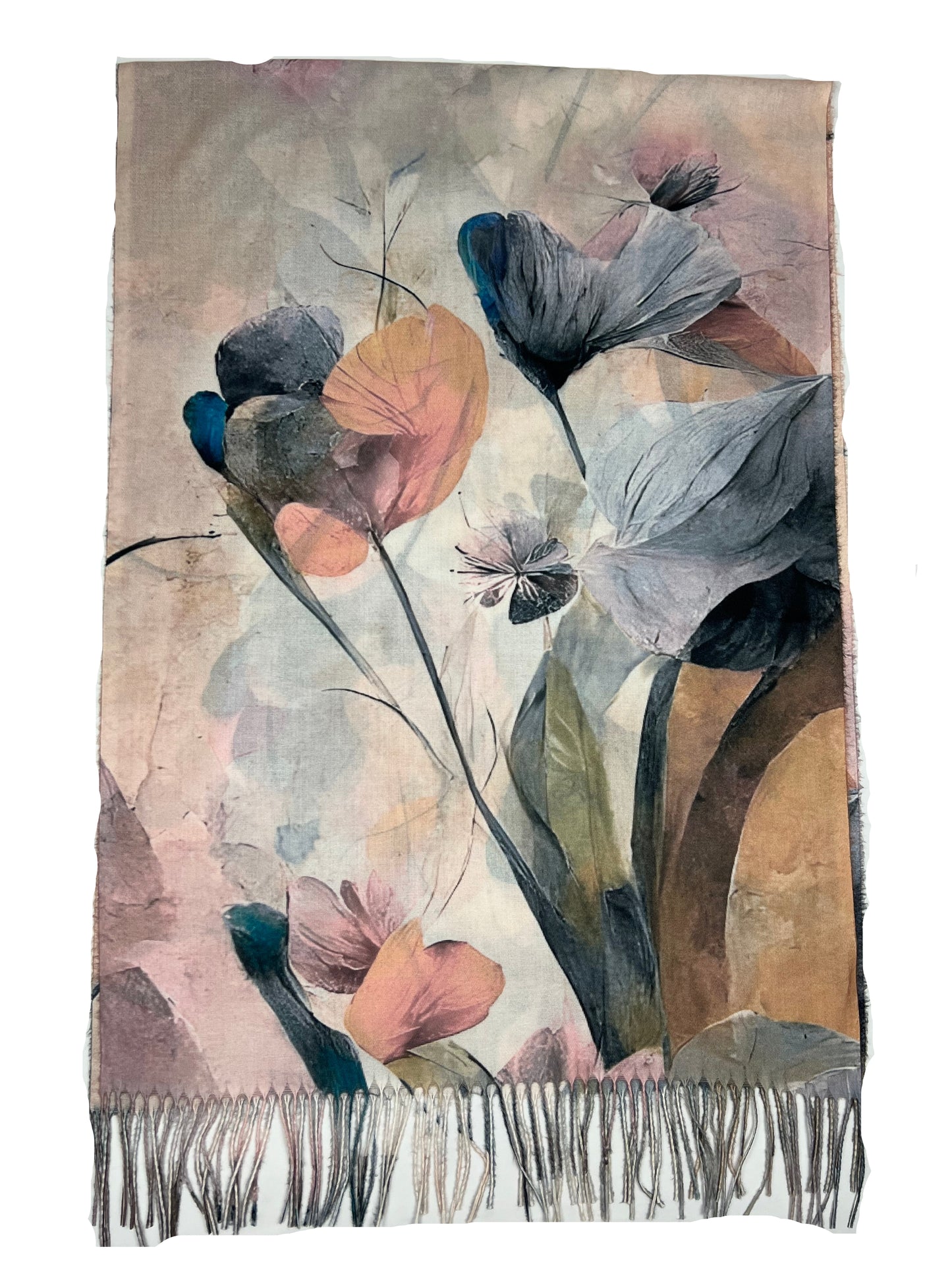 Šalikas Aguonos švelniai rožinis