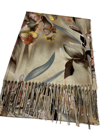 Šalikas Drugelių sapnas smėlinis