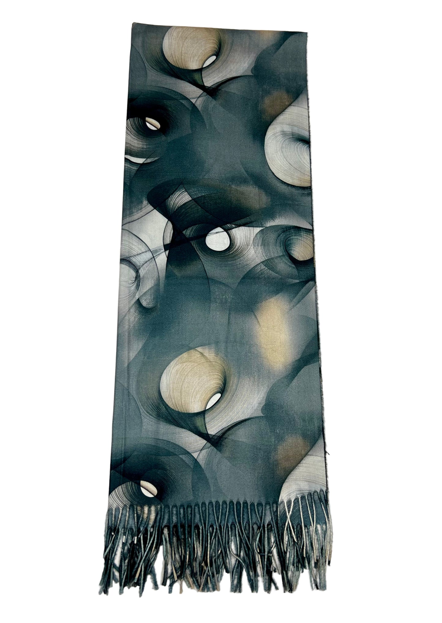 Šalikas Abstrakti Svaja pilkšvai mėlynas