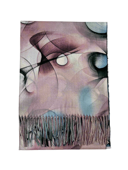 Šalikas Abstrakti Svaja švelniai rožinis