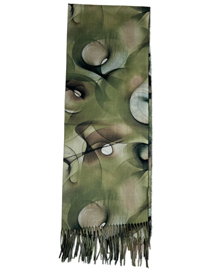 Šalikas Abstrakti Svaja žalias