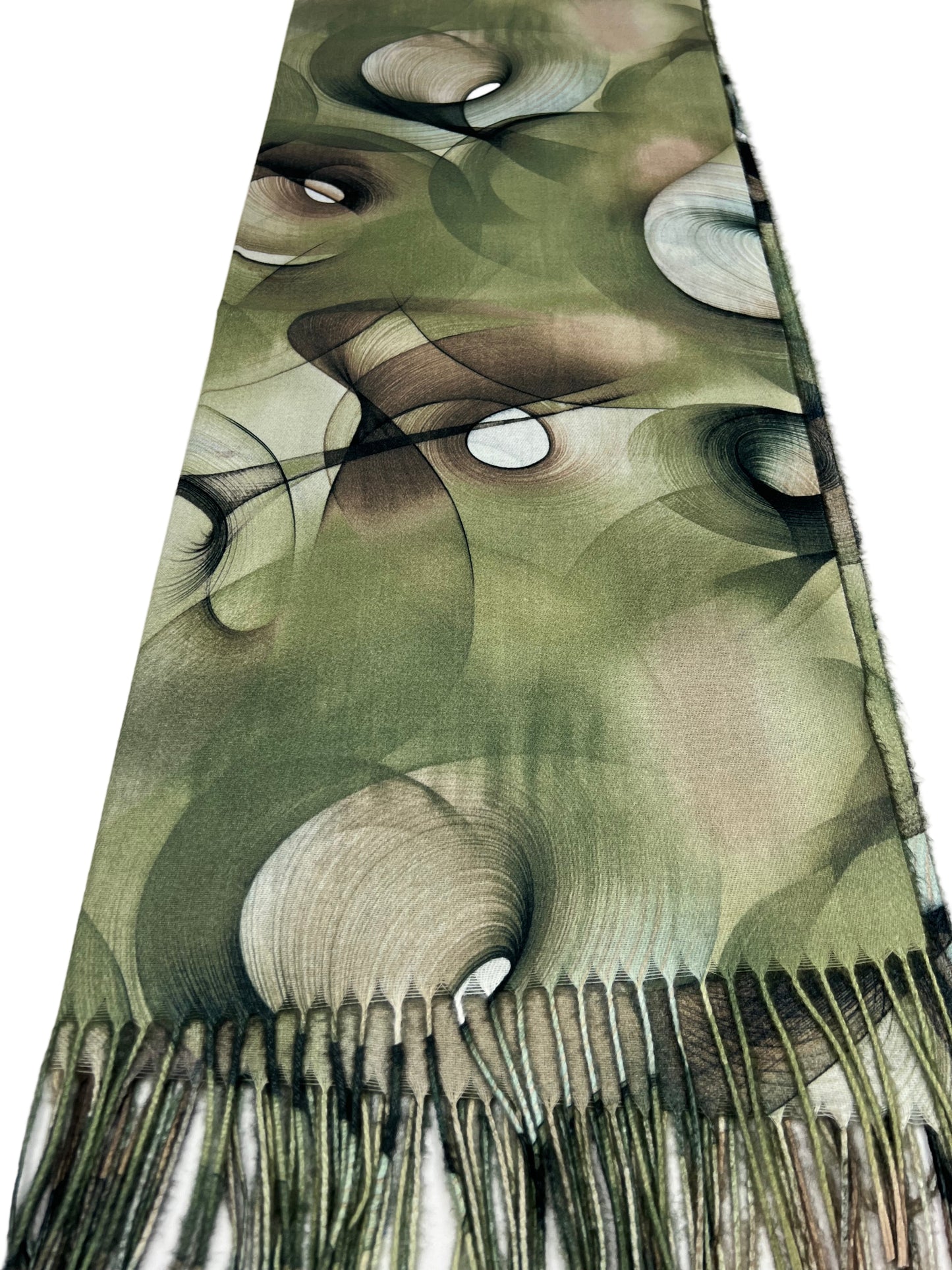 Šalikas Abstrakti Svaja žalias