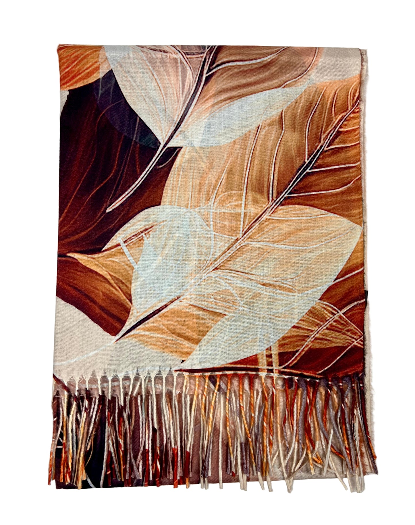 Šalikas "Rudens Dvelksmas" Šviesiai smėlinis