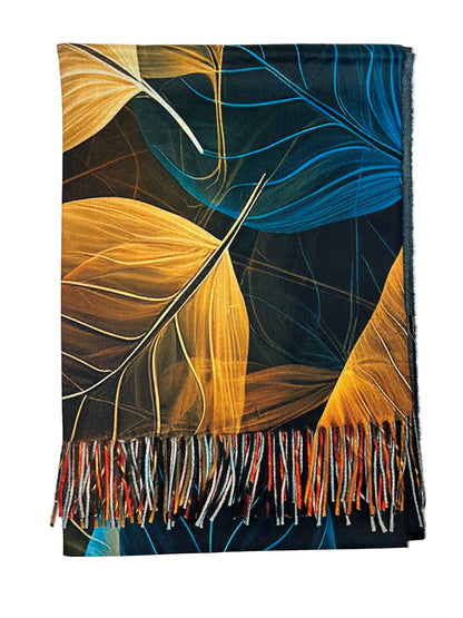 Šalikas "Rudens Dvelksmas"  juodas