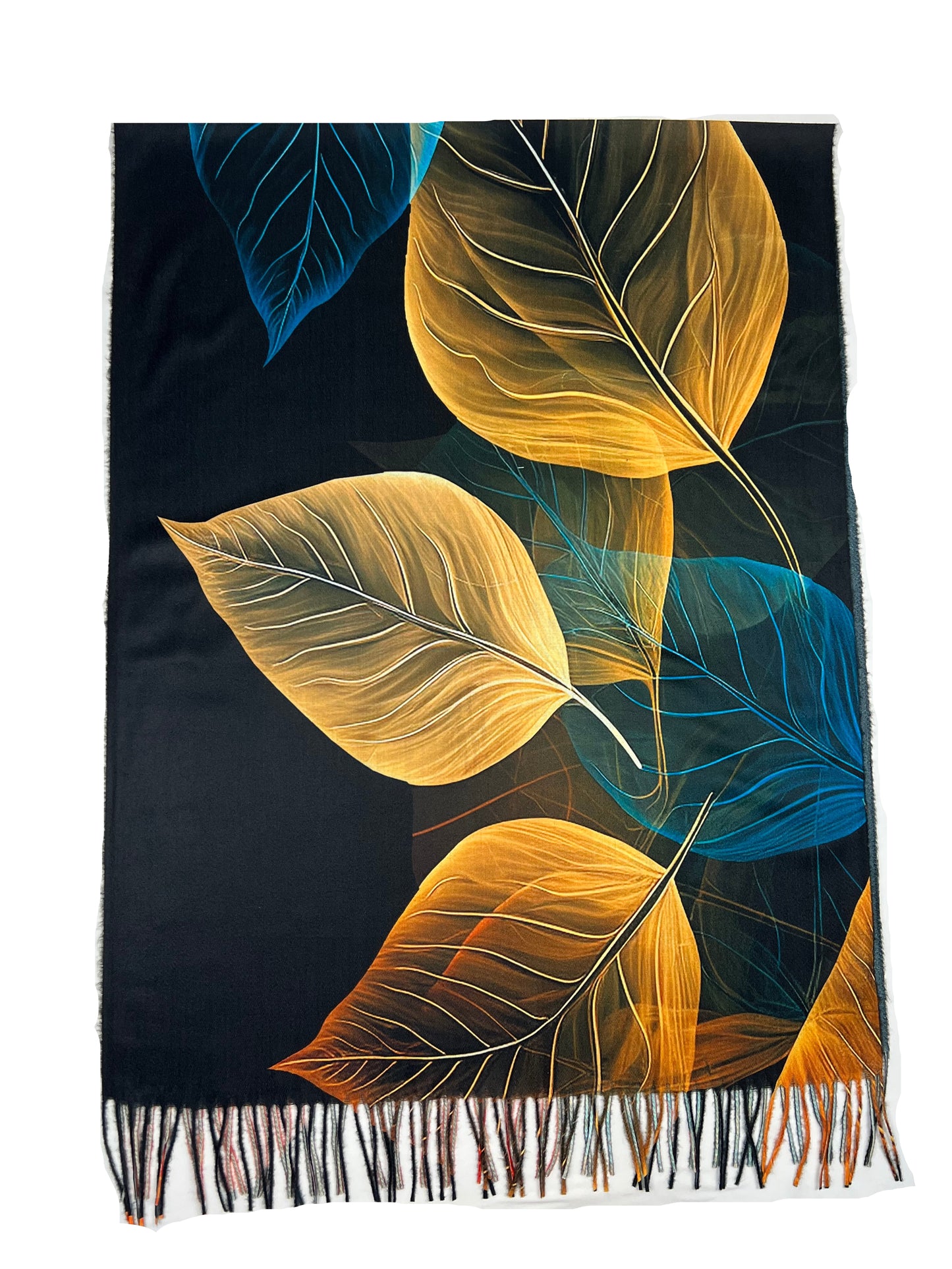 Šalikas "Rudens Dvelksmas"  juodas