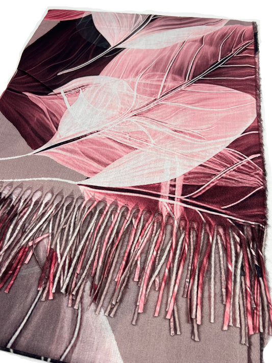 Šalikas "Rudens Dvelksmas" Rožinis