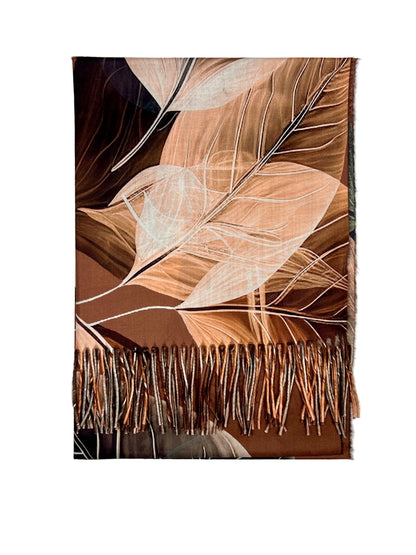 Šalikas "Rudens Dvelksmas" Rudas