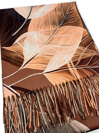 Šalikas "Rudens Dvelksmas" Rudas