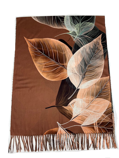 Šalikas "Rudens Dvelksmas" Rudas