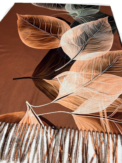 Šalikas "Rudens Dvelksmas" Rudas